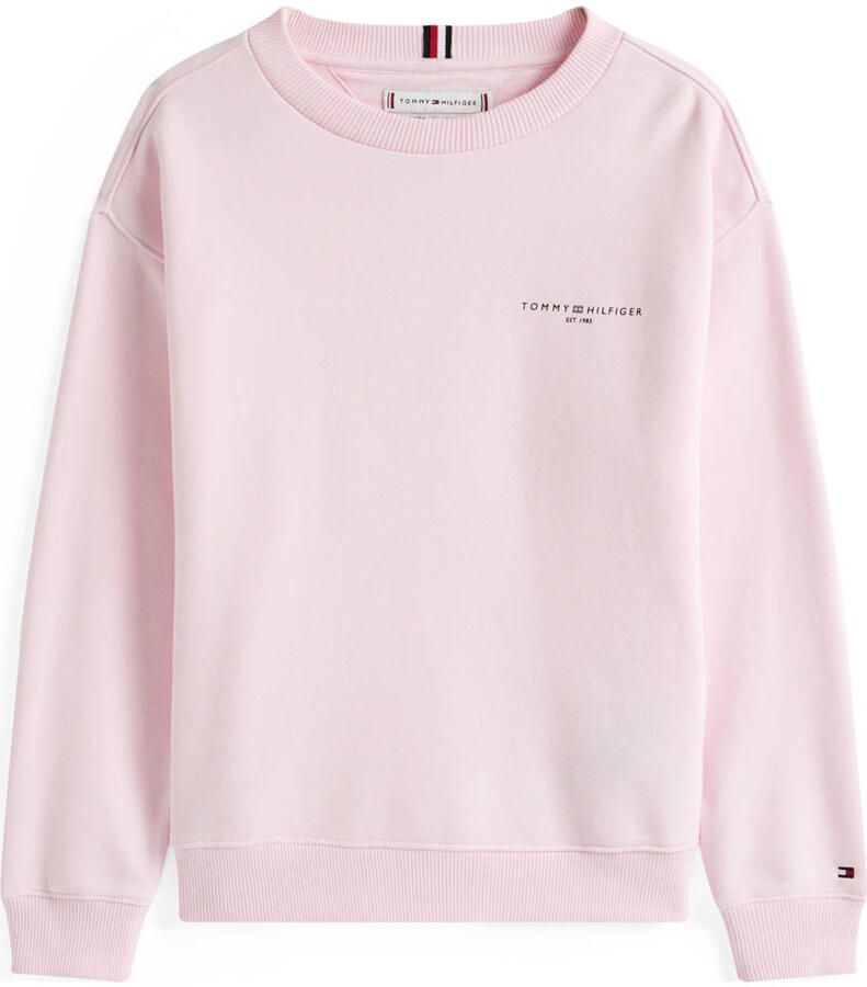 Tommy Hilfiger Sweatshirt MINI CORP C-NECK SWEATSHIRT voor kinderen tot 16 jaar met logostiksel - Foto 2