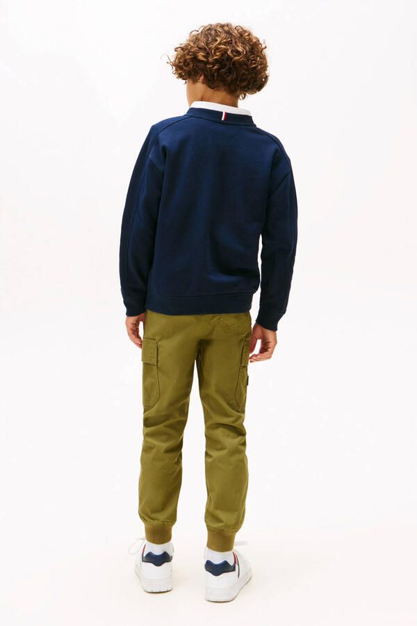 Tommy Hilfiger Varsity Print Crew Sweatshirt Junior Blauw Kind Blauw - Foto 2