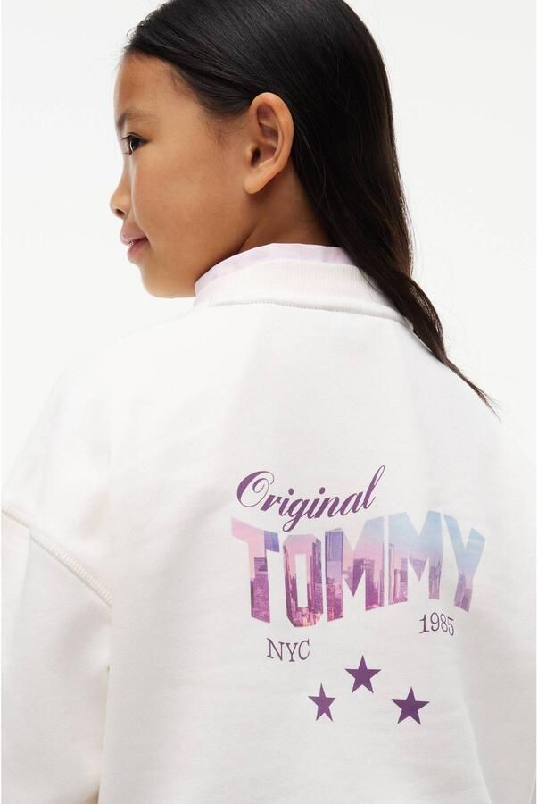 Tommy Hilfiger sweater met backprint wit Backprint - Foto 2
