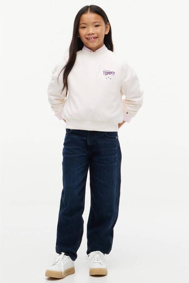 Tommy Hilfiger sweater met backprint wit Backprint - Foto 3
