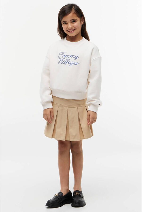 Tommy Hilfiger sweater met borduursels en tekst wit - Foto 2
