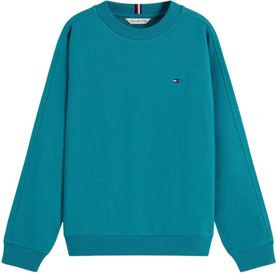 Tommy Hilfiger sweater met logo groen