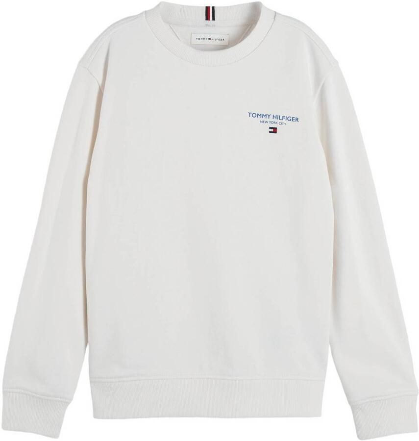 Tommy Hilfiger sweater met logo wit