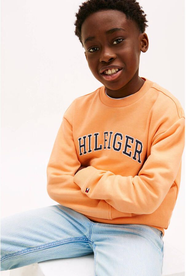 Tommy Hilfiger sweater oranje - Foto 2