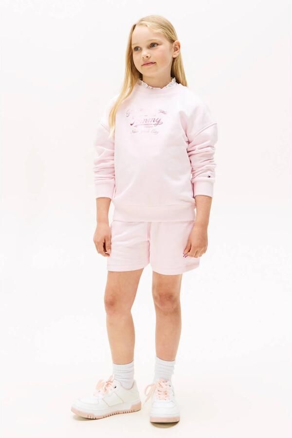 Tommy Hilfiger Sweatshirt TOMMY SCRIPT SWEATSHIRT voor kinderen tot 16 jaar met glanzende print