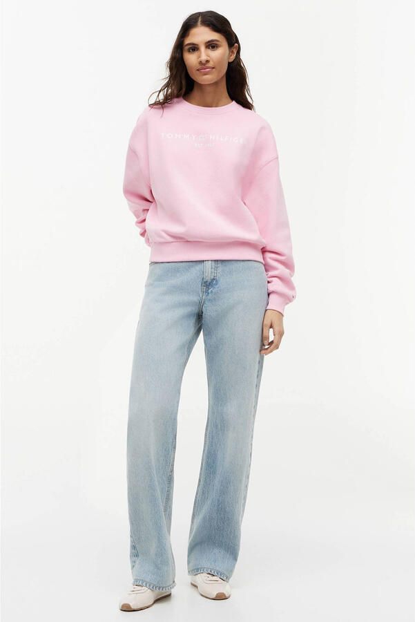 Tommy Hilfiger relaxed fit sweatshirt van katoenmix - Foto 2