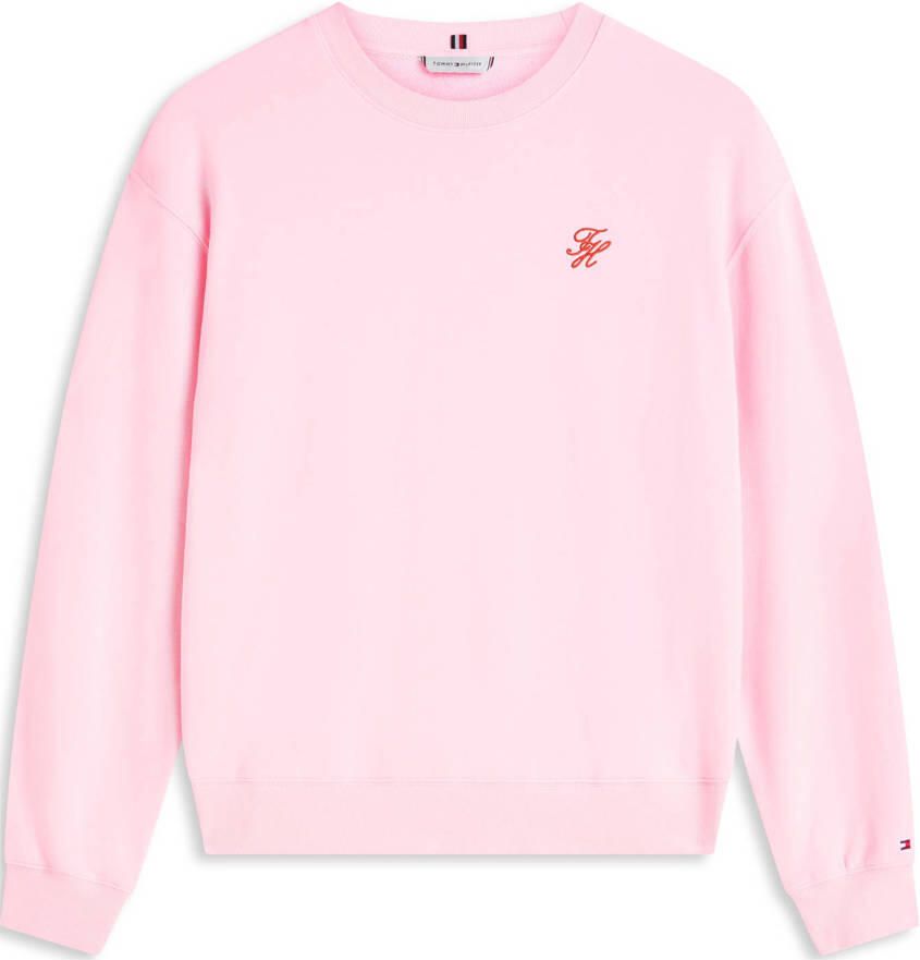 Tommy Hilfiger Regular fit sweatshirt van katoenmix