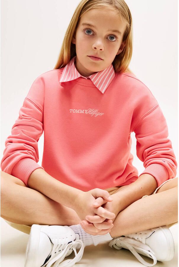 Tommy Hilfiger sweater roze - Foto 2