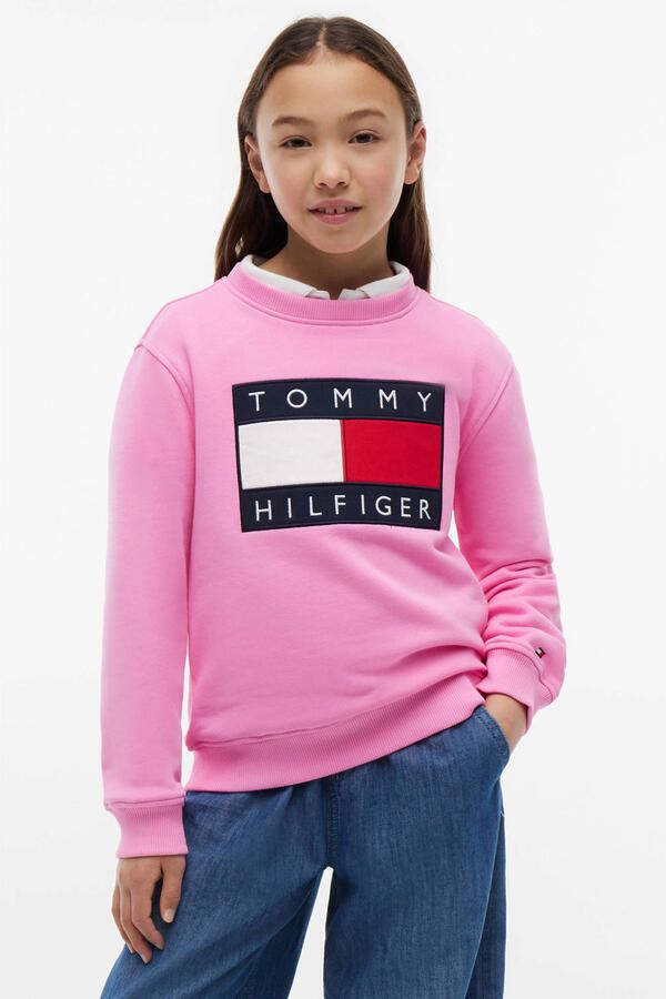 Tommy Hilfiger sweater roze - Foto 3