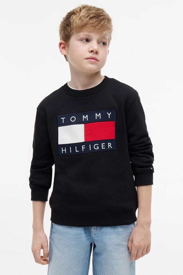 Tommy Hilfiger sweater zwart - Foto 3