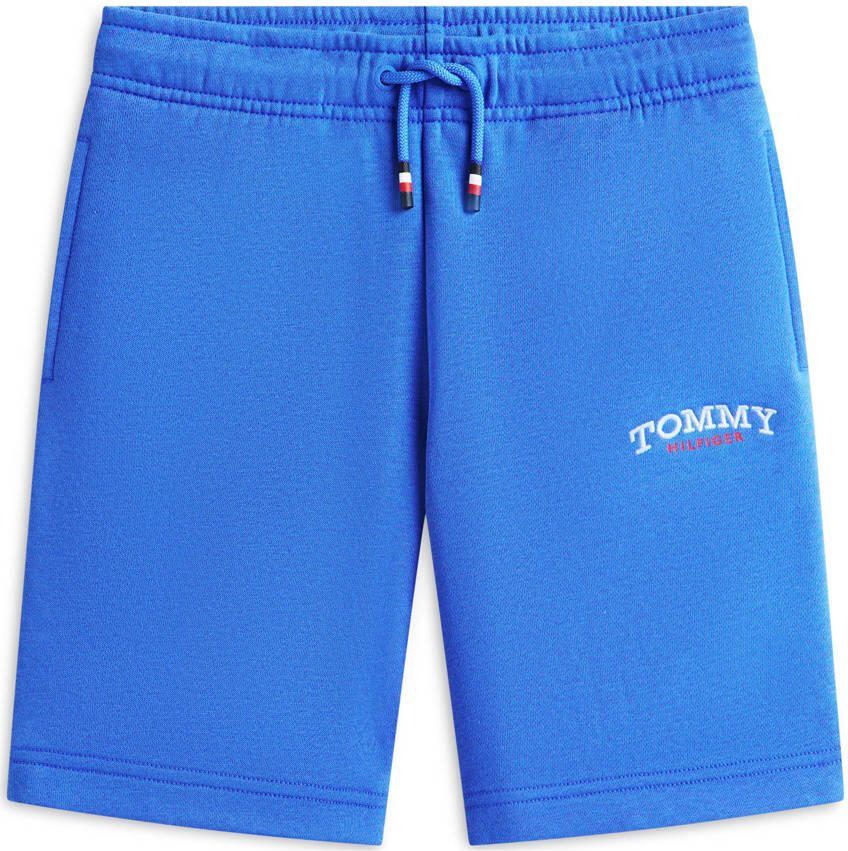 Tommy Hilfiger Teens Regular fit sweatshorts van katoenmix