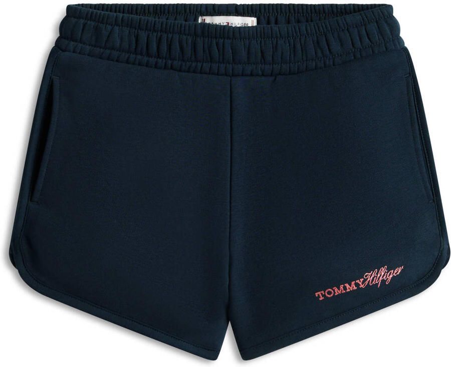 Tommy Hilfiger Teens relaxed fit sweatshorts van katoenmix
