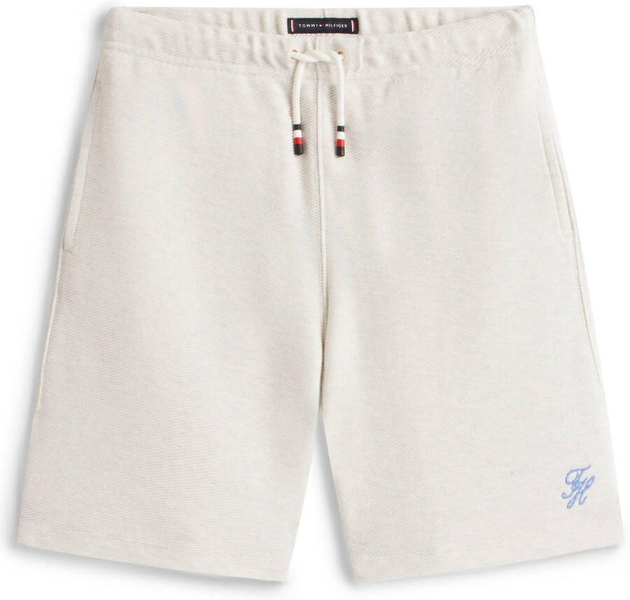 TOMMY HILFIGER Jongens Broeken Thscript Jersey Twill Short Lichtgrijs - Foto 3