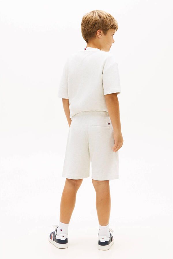 TOMMY HILFIGER Jongens Broeken Thscript Jersey Twill Short Lichtgrijs - Foto 5