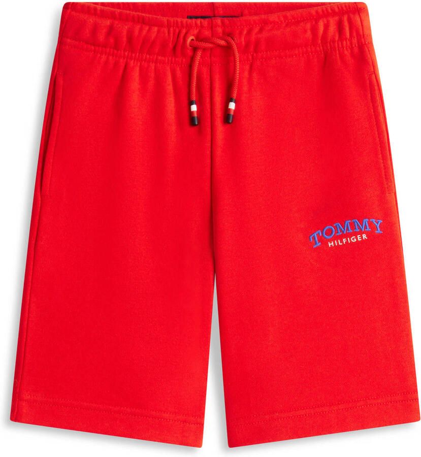 Tommy Hilfiger sweatshort rood