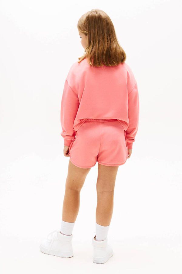 Tommy Hilfiger sweatshort roze Korte broek Tekst - Foto 3