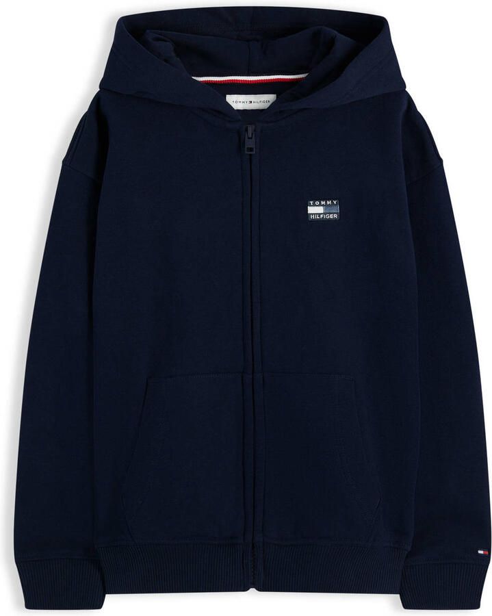Tommy Hilfiger sweatvest donkerblauw