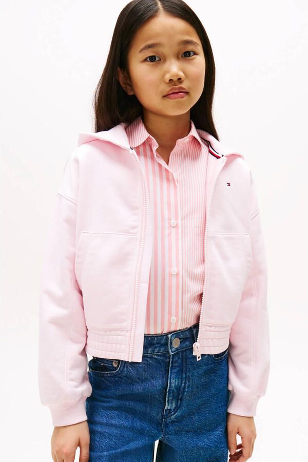 Tommy Hilfiger Capuchonsweatvest TOMMY PUFF PRINT ZIP THRU HOODIE voor kinderen tot 16 jaar print op de capuchon - Foto 2