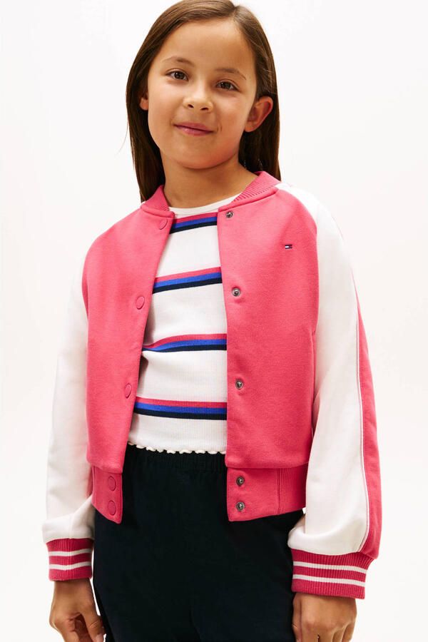 Tommy Hilfiger sweatvest roze - Foto 3