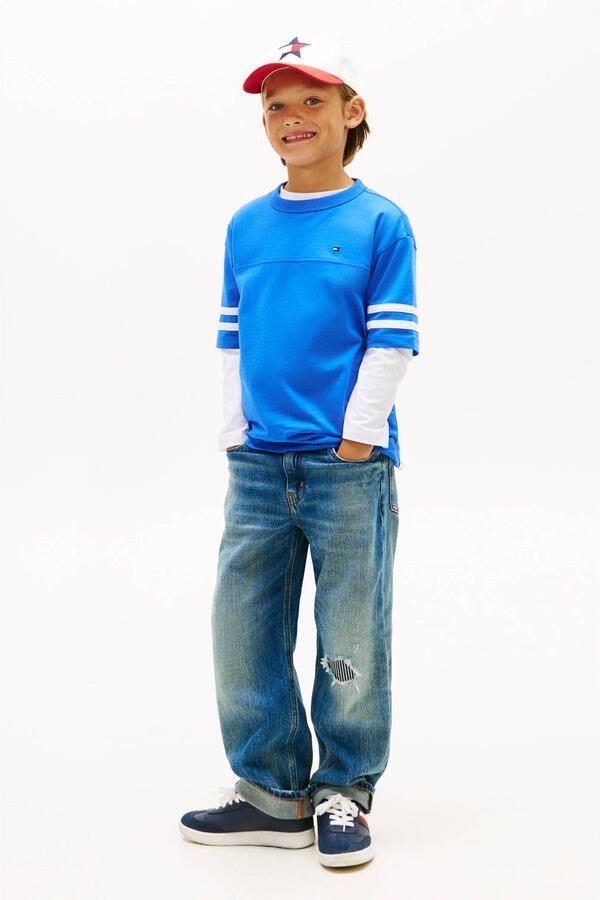 Tommy Hilfiger T-shirt blauw - Foto 3
