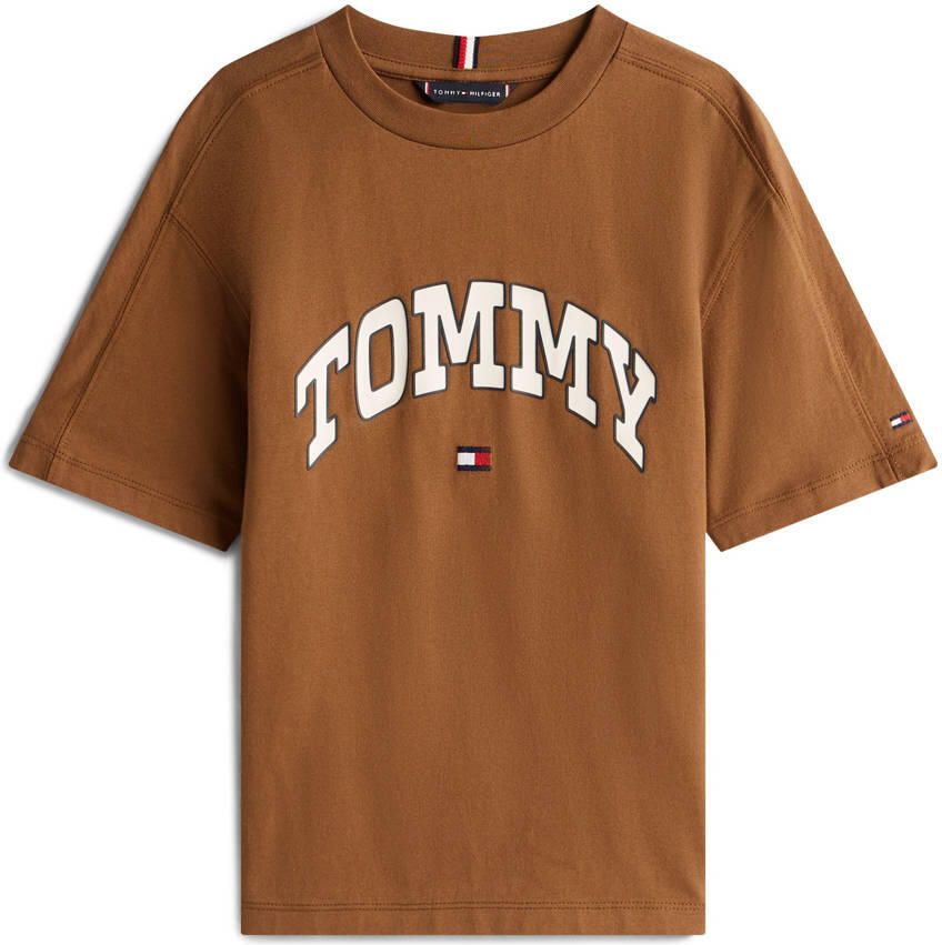 Tommy Hilfiger T-shirt Korte Mouw VARSITY RAISED PRINT TEE SS - Foto 3
