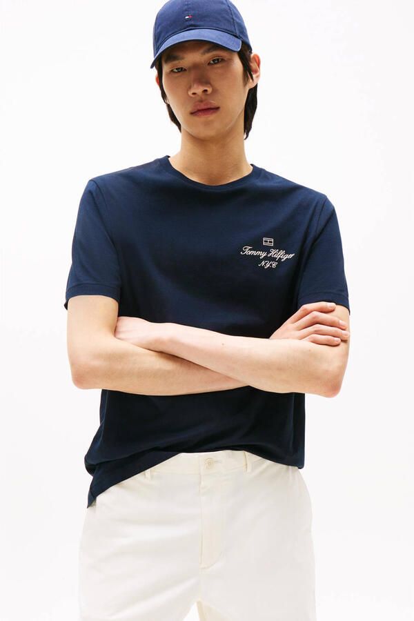 Tommy Hilfiger T-shirt OUTLINE FLAG SCRIPT TEE