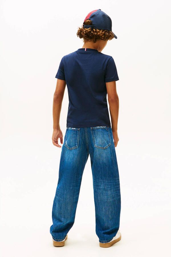 Tommy Hilfiger T-shirt donkerblauw - Foto 3