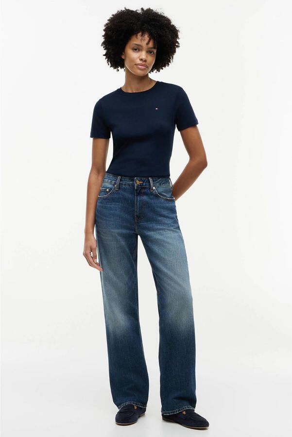 Tommy Hilfiger slim fit T-shirt van puur katoen - Foto 3