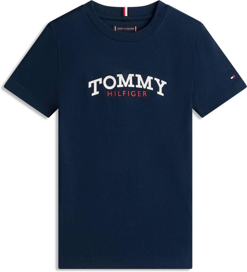 TOMMY HILFIGER Polo's & T-shirts Monogram Graphic T-shirt Donkerblauw - Foto 3