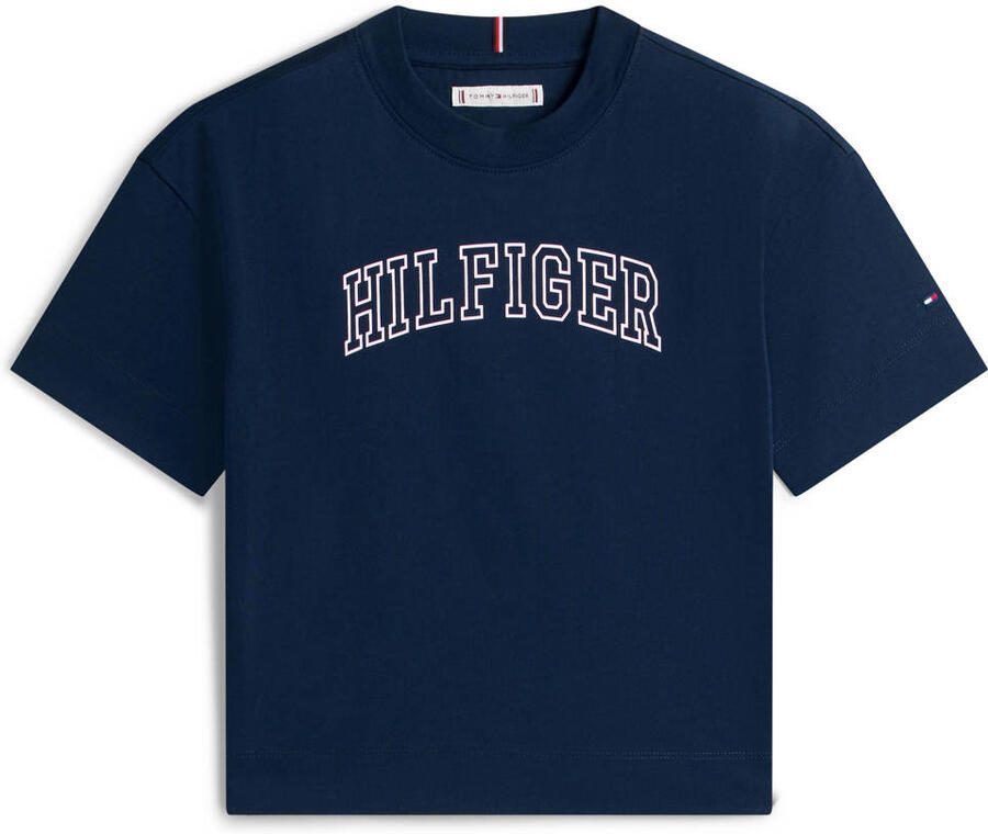Tommy Hilfiger Teens regular fit T-shirt van puur katoen