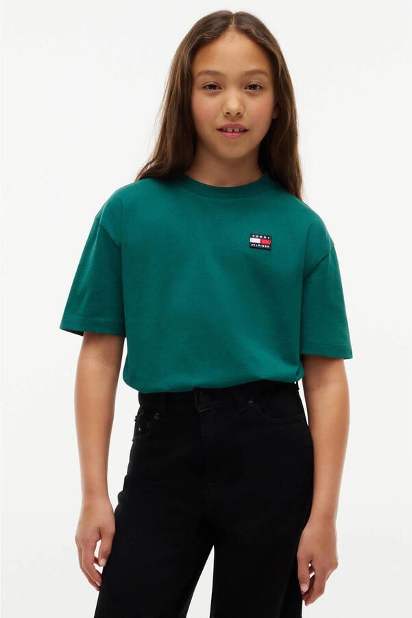 Tommy Hilfiger T-shirt donkergroen - Foto 2
