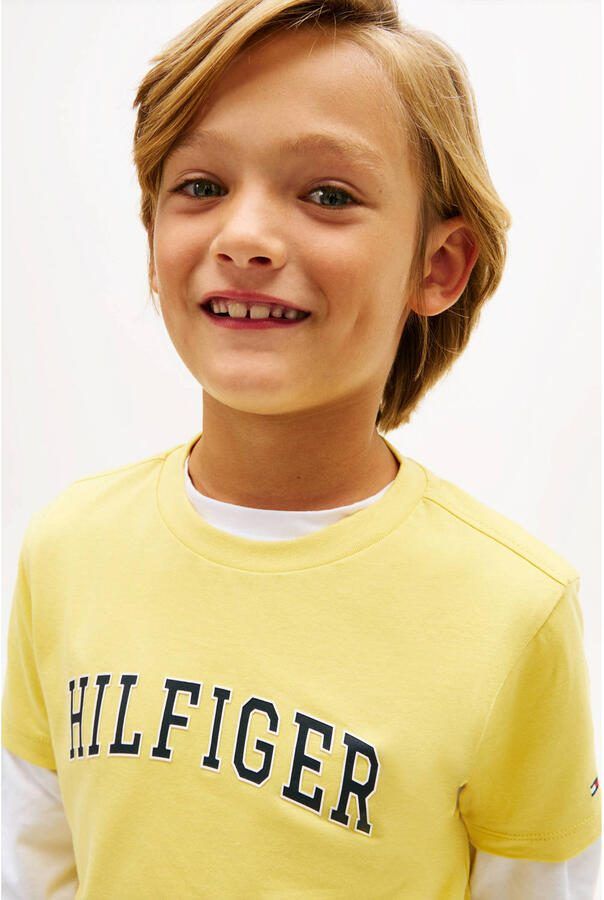 Tommy Hilfiger T-shirt geel - Foto 2