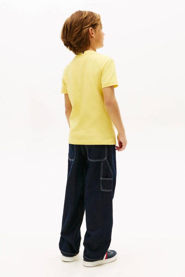 Tommy Hilfiger T-shirt geel - Foto 3