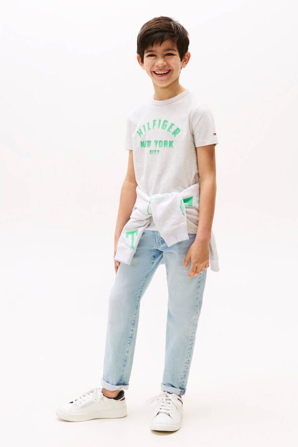 Tommy Hilfiger T-shirt grijs melange - Foto 3