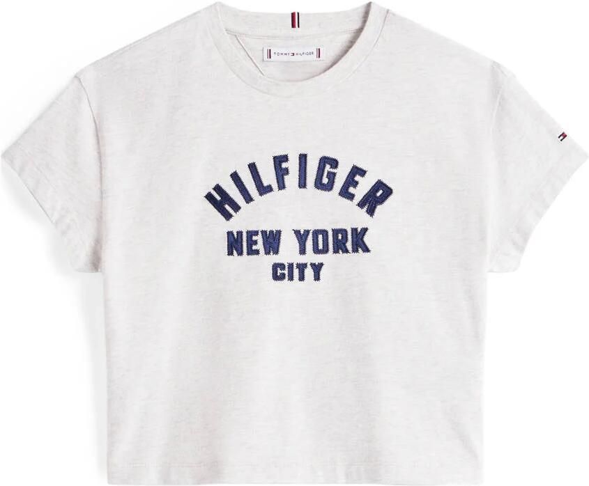 Tommy Hilfiger T-shirt grijs melange - Foto 1