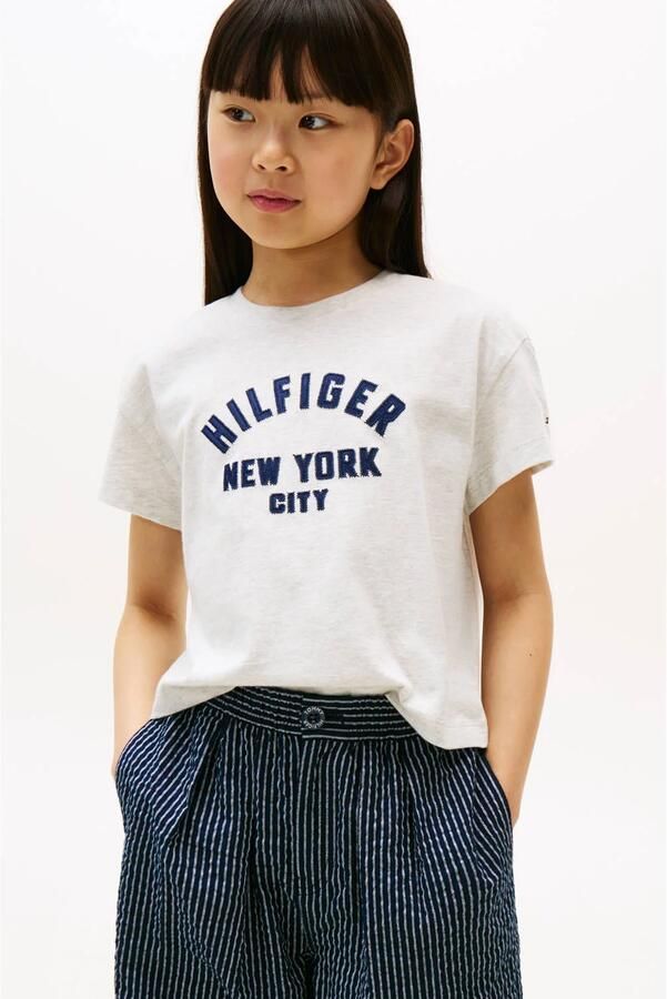 Tommy Hilfiger T-shirt grijs melange - Foto 2