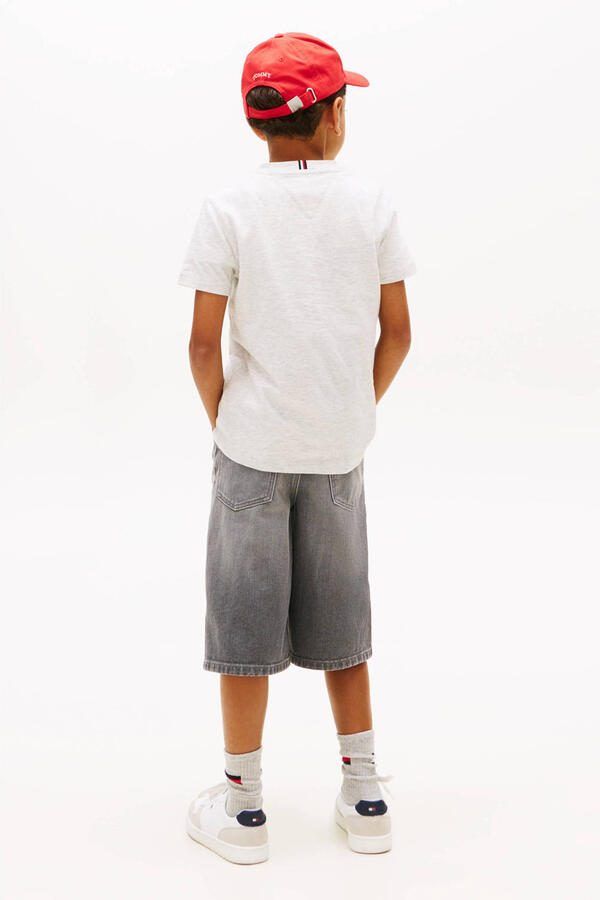 Tommy Hilfiger T-shirt grijs melange - Foto 2
