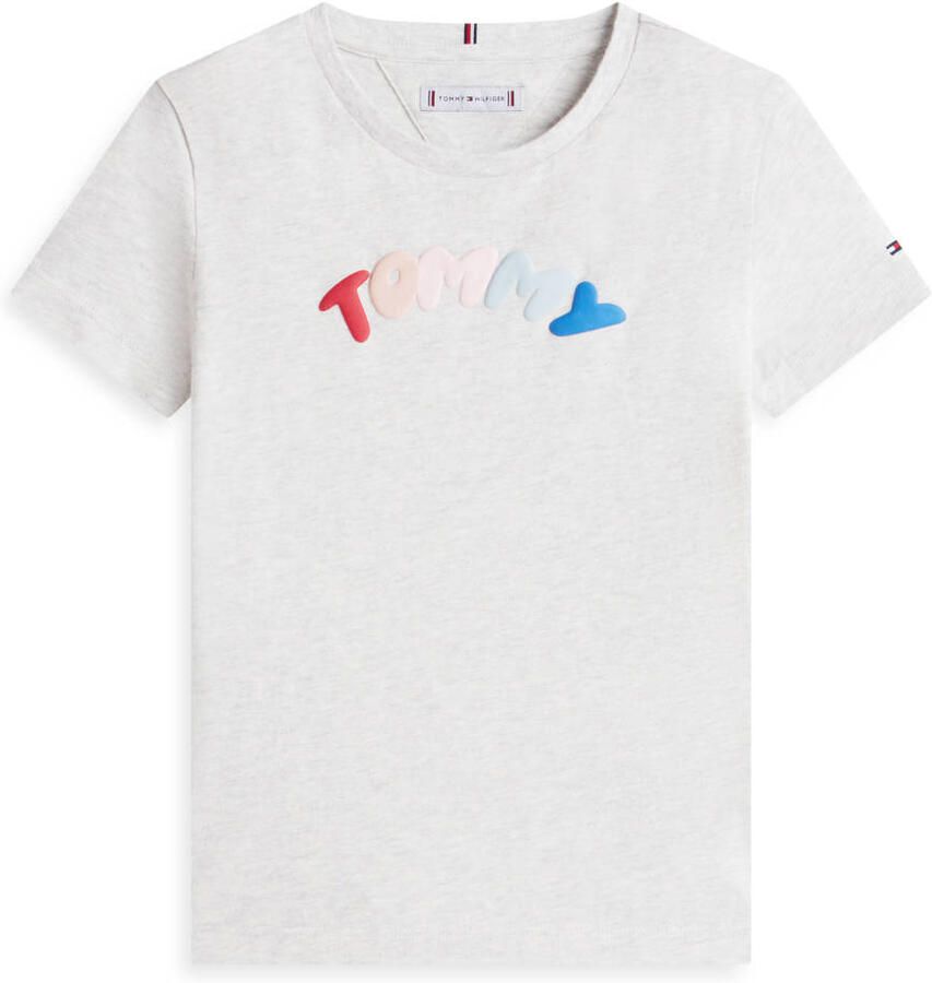 Tommy Hilfiger T-shirt grijs melange