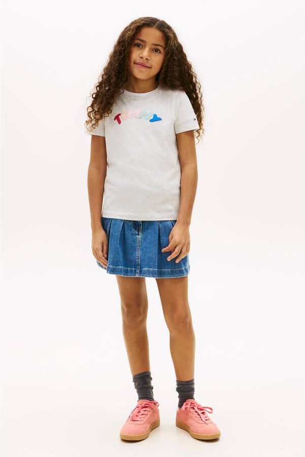 Tommy Hilfiger T-shirt grijs melange - Foto 2