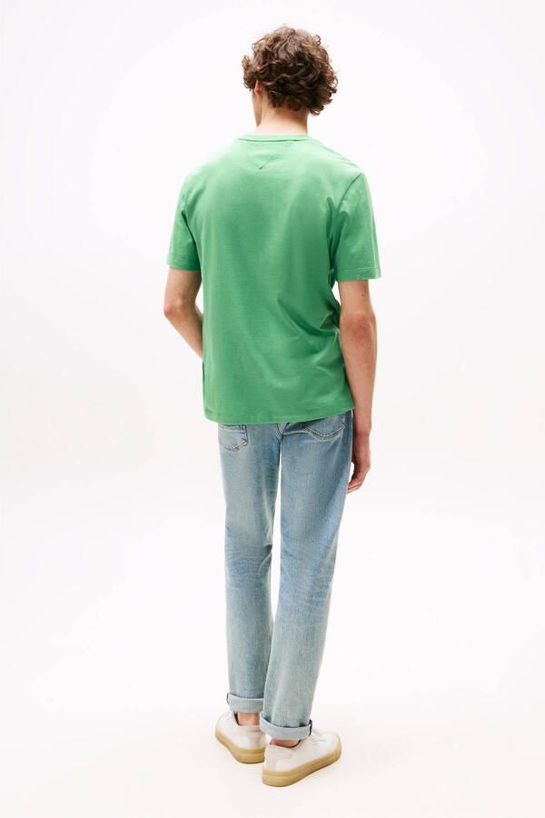 TOMMY HILFIGER Heren Polo's & T-shirts Ess Seasonal Reg Fit Solid Tee Groen - Foto 5