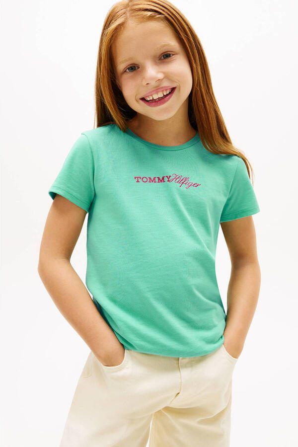 Tommy Hilfiger T-shirt groen - Foto 2