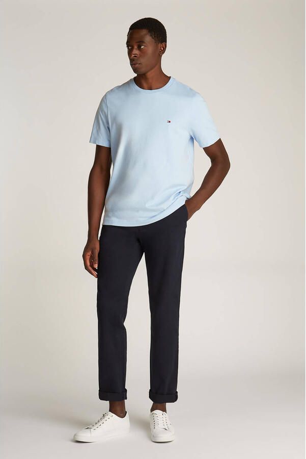 TOMMY HILFIGER Heren Polo's & T-shirts Ess Seasonal Reg Fit Solid Tee Lichtblauw - Foto 2