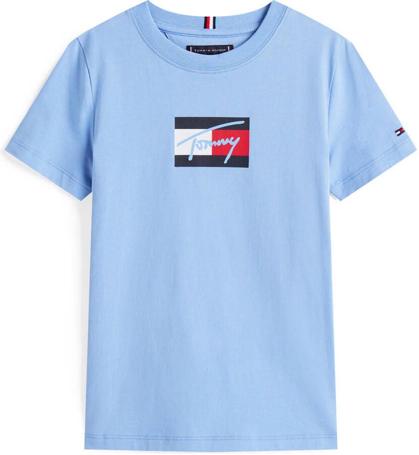 Tommy Hilfiger T-shirt TOMMY SCRIPT FLAG PRINT TEE SS - Foto 3