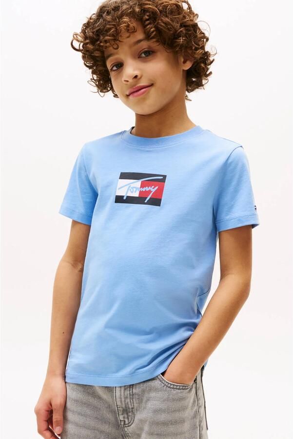 Tommy Hilfiger T-shirt TOMMY SCRIPT FLAG PRINT TEE SS