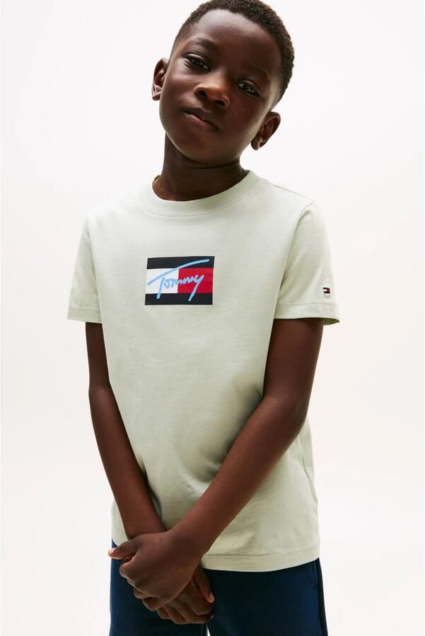 Tommy Hilfiger T-shirt TOMMY SCRIPT FLAG PRINT TEE SS