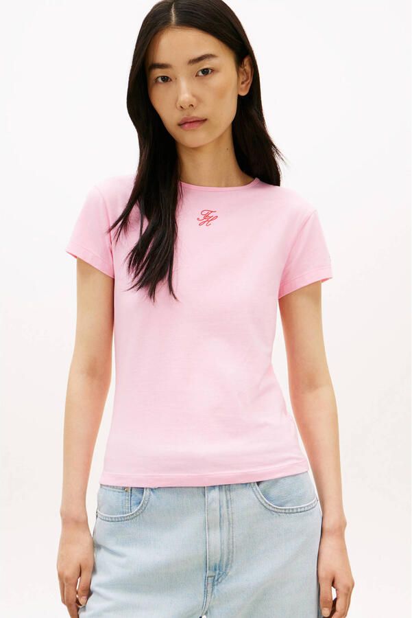 Tommy Hilfiger T-shirt lichtroze - Foto 2