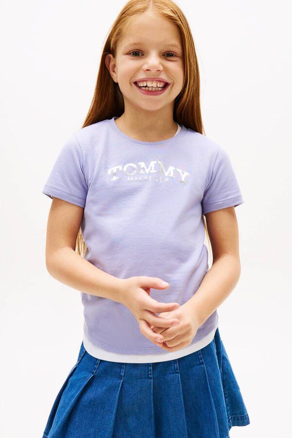Tommy Hilfiger T-shirt lila - Foto 3