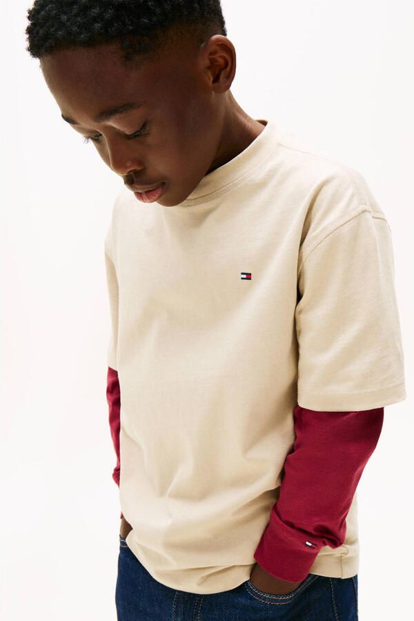 Tommy Hilfiger Teens Regular fit T-shirt van puur katoen - Foto 3