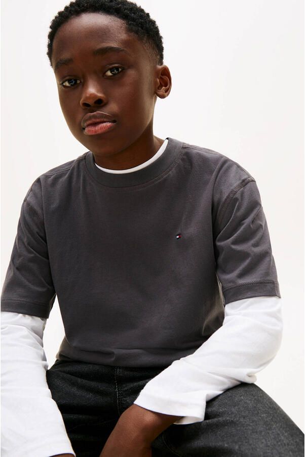 Tommy Hilfiger Teens Regular fit T-shirt van puur katoen - Foto 2