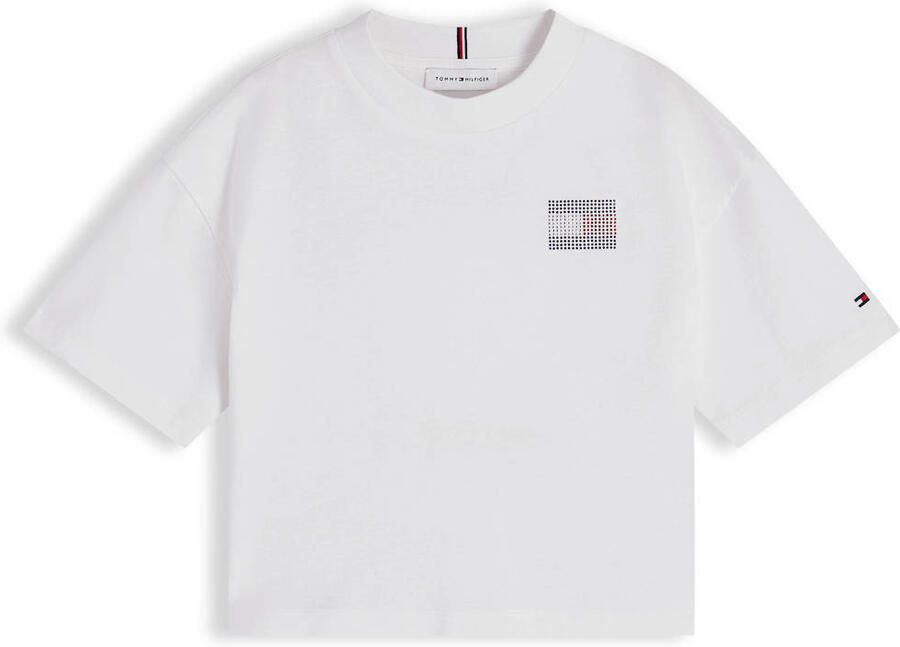 Tommy Hilfiger T-shirt met backprint wit